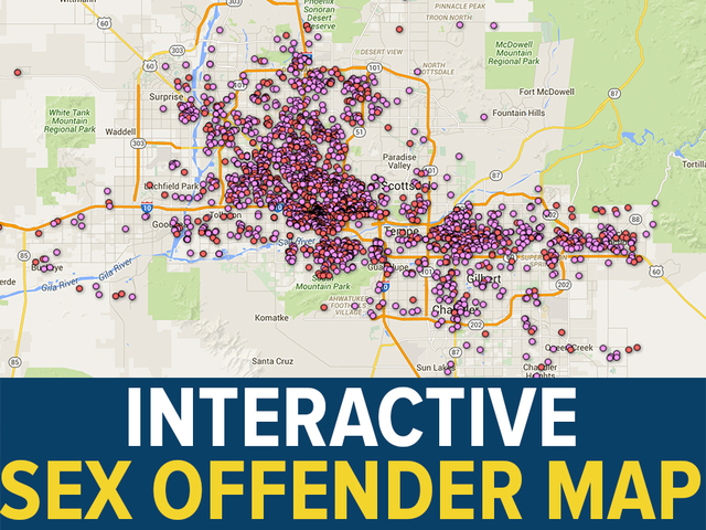 Map Do You Live Near A Valley Sex Offender Abc15 Arizona 9656