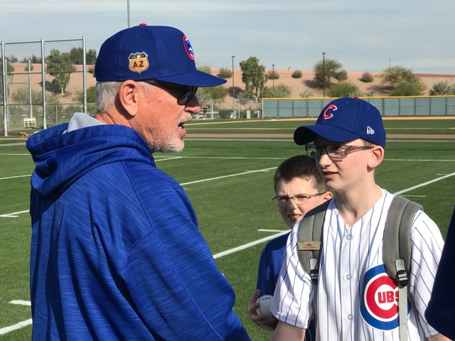 Chicago Cubs spend the day at Arizona's Sloan Park with Advocate Children's Hospital patients