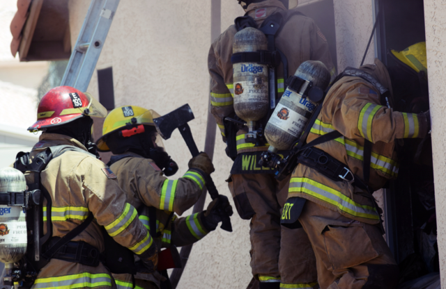Peoria Fire-Medical battle flames at hoarder home, no structural damage