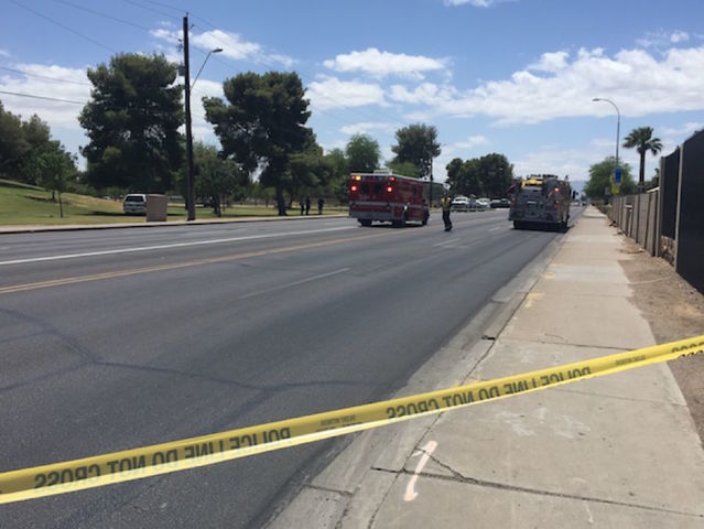 Motorcyclist critically hurt after collision in west Phoenix