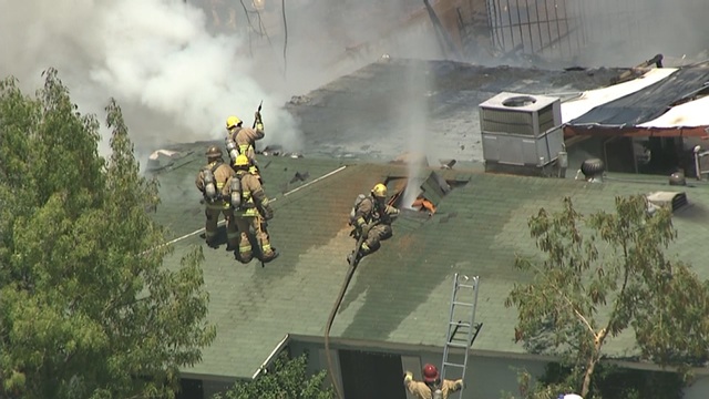 Tempe firefighters battle house fire near Hardy/Broadway