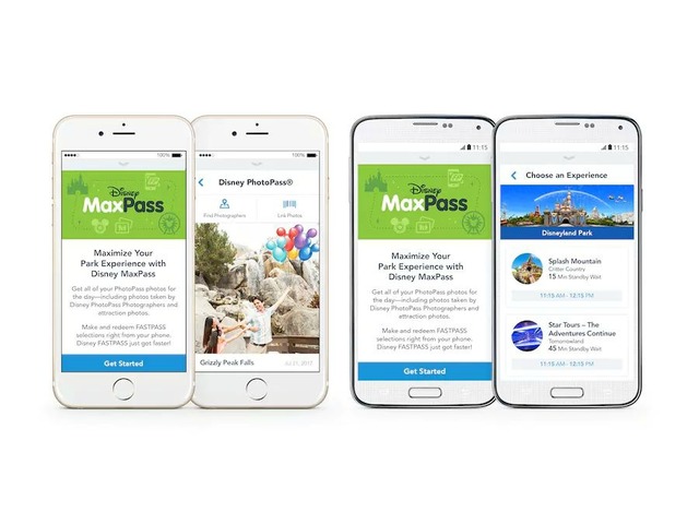 Disneyland MaxPass: Guests can book their fastpasses through an app at Disneyland