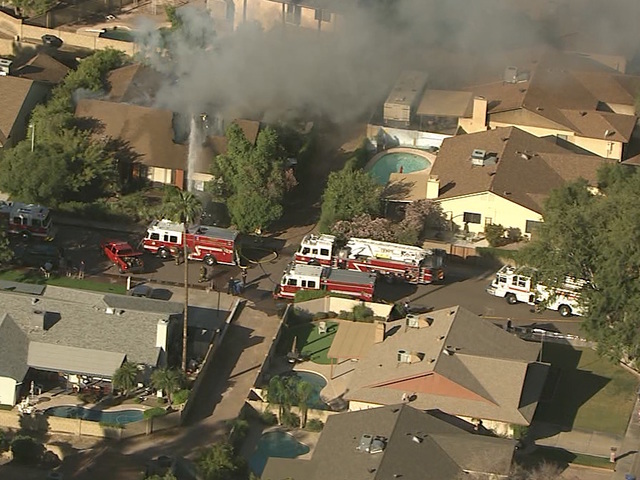 Three people displaced after Tempe house fire
