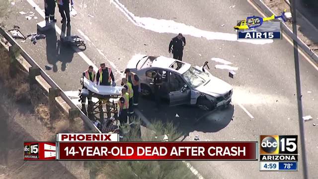 PD: Teen dead, 4 injured in crash in north Phoenix - ABC15 Arizona