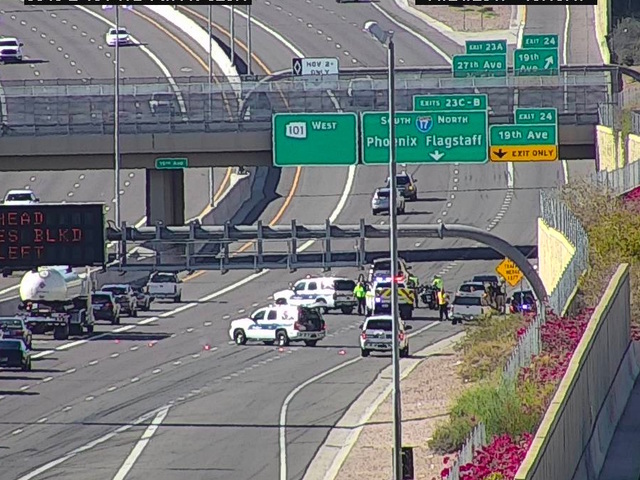 Motorcyclist killed in crash on Loop 101 in north Phoenix