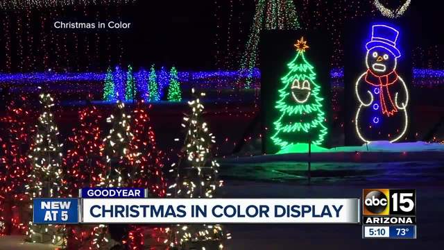 utah based light show christmas in color comes to 5 3 ballpark light show