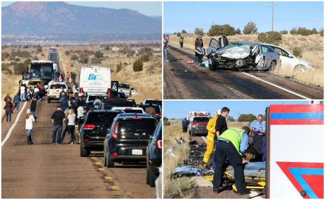 DPS: 3 people dead, 5 injured in head-on car crash near the Grand Canyon