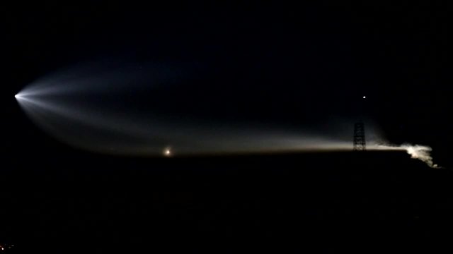 SpaceX rocket launch lights up the night sky - ABC15 Arizona