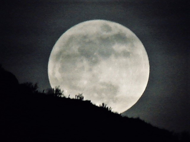 PHOTOS: Supermoon rises on first night of 2018