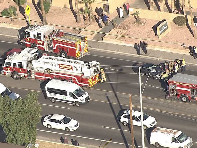Bicyclist seriously hurt after being struck by vehicle in Phoenix