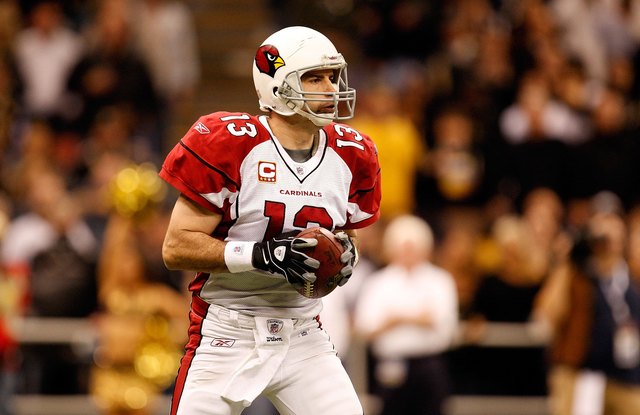 Here's a list of every quarterback who has thrown a touchdown pass to Larry Fitzgerald