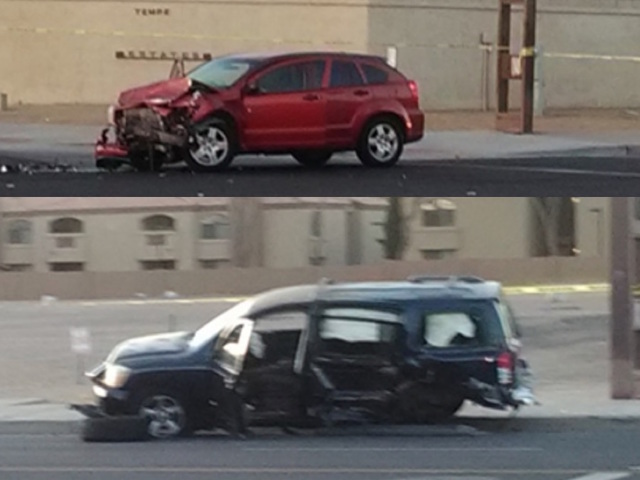 PD: Driver fled from officer, hit car in Tempe