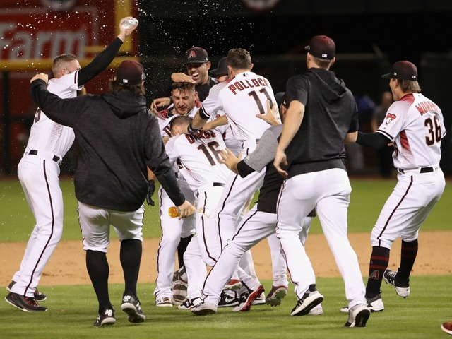 Diamondbacks mount incredible rally, beat Dodgers in longest-ever Chase Field game