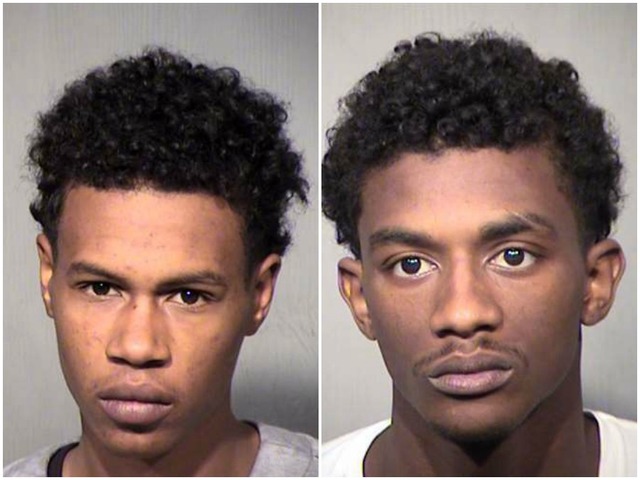 2 suspects arrested in a Phoenix auto chase; Police dog dies