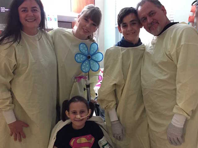 8-year-old burn survivor visited in Phoenix by Taylor Swift