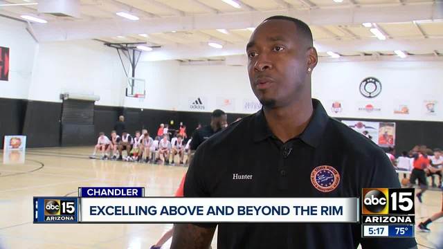 former nba player teaching youth to excel above and beyond the rim in chandler
