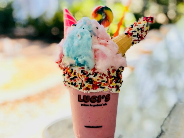 Luci's at the Orchard debuts its bubble gum 'unicorn shake'