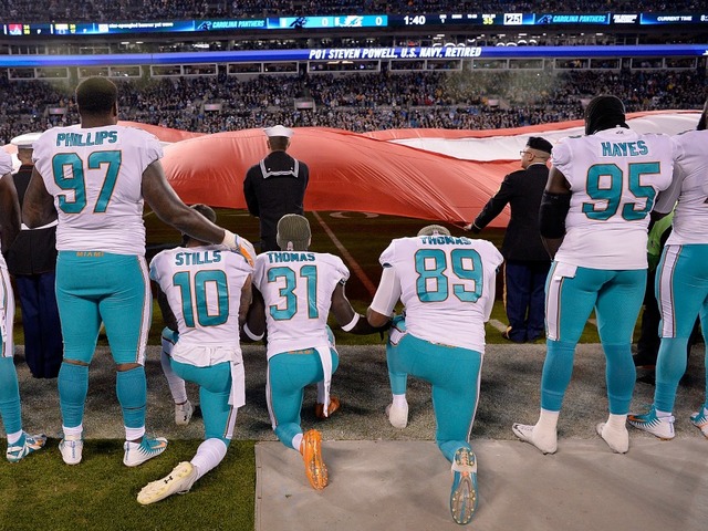 Miami Dolphins could suspend players for protesting during national anthem, per new policy