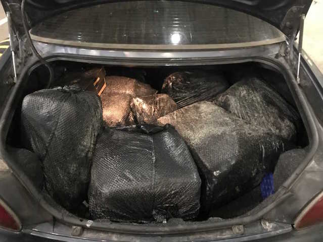Border patrol: 174 pounds of marijuana found in trash bags