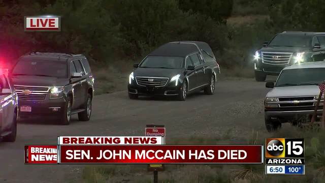 President Trump: 'Deepest sympathies' with John McCain's family - ABC15 ...