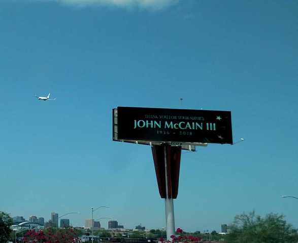 Sen. John McCain memorial events in Phoenix