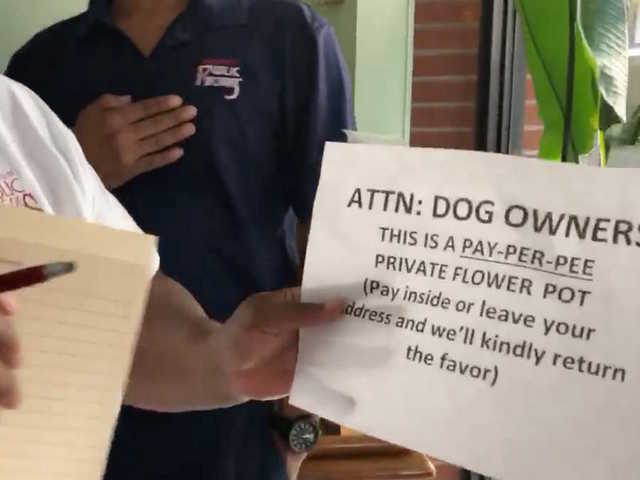 Connecticut restaurant fined over 'no dog pee' sign