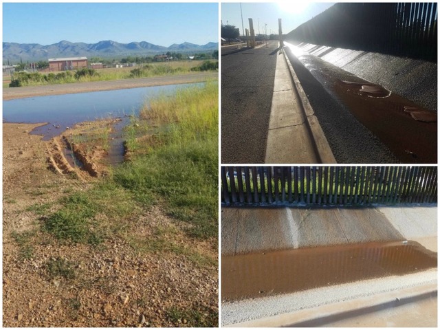Sewage flow from Mexico into Naco, Arizona, stopped