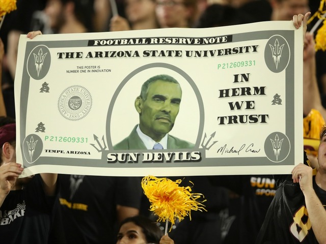 Herm Edwards' TV coaching has worked well for the newly-ranked Sun Devils