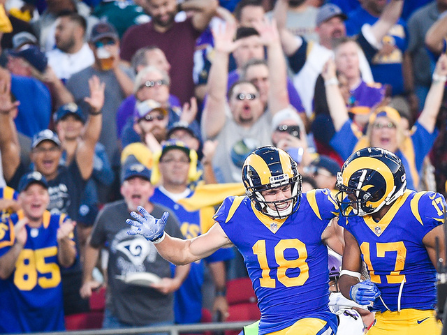 Rams and Vikings stadium fight: Man thrown down bleachers