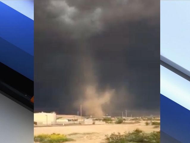 Video shows multiple dust devils touch down simultaneously in ...