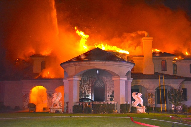 Chandler mansion goes up in flames Thursday morning